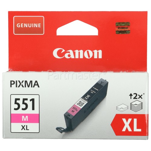 Canon Genuine CLI-551MXL High Capacity Magenta Ink Cartridge - 6445B001