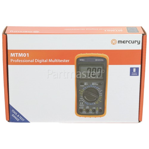 Professional Ac/Dc Digital Multimeter 600V 2MA - 10A Safety Tester PPE