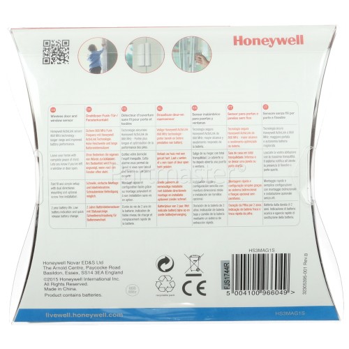 Honeywell HS3MAG1S Wireless Door & Window Sensor