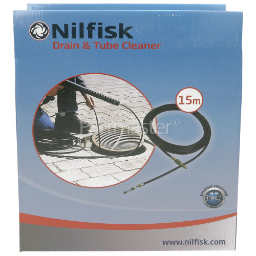 Nilfisk 15m Drain & Tube Cleaner Hose