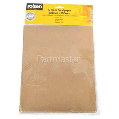 Rolson Sandpaper Sheets : Decorating