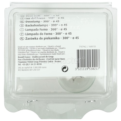 Fagor 40W SES Round Lamp