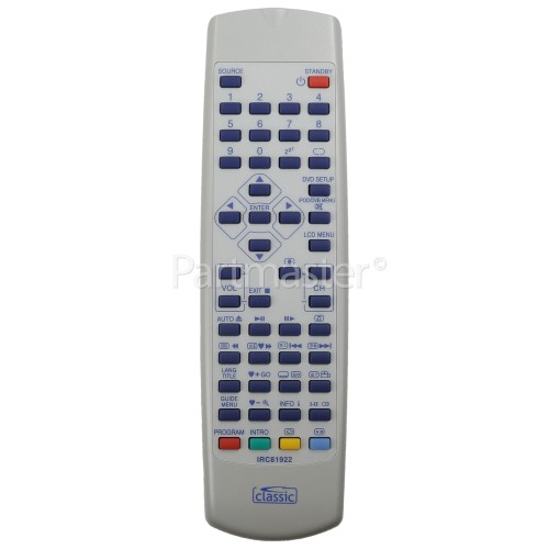 Classic 19LVD01D Compatible TV Remote Control