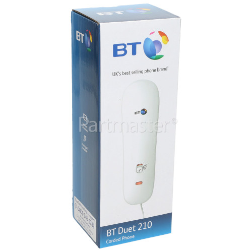BT Duet 210 Corded Analogue Telephone www.partmaster.co.uk