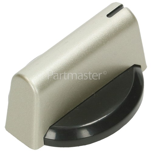 Baumatic Hob Control Knob Black / Silver www.partmaster.co.uk