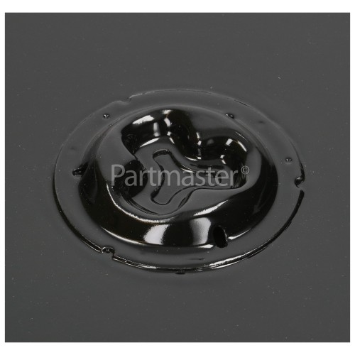 Bosch Enamel Turntable Plate : 360mm Diameter : Metal Tray With Wheels