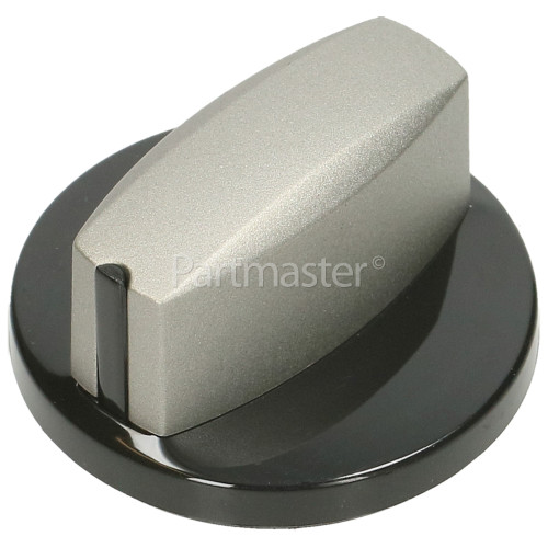 Siemens Hob Control Knob - Silver / Black