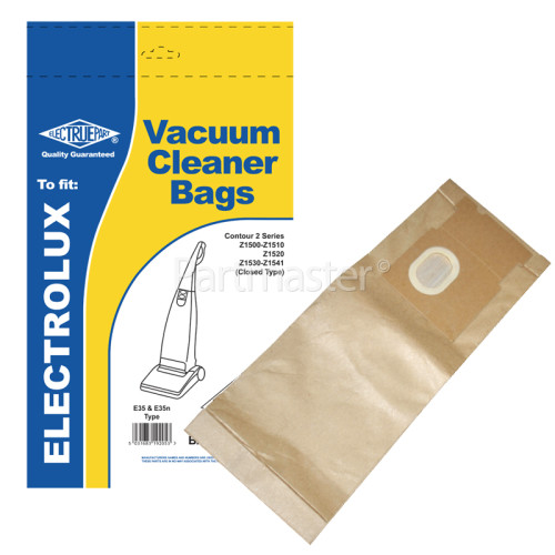 Electrolux E35 / E35N Dust Bag (Pack Of 5) - BAG156