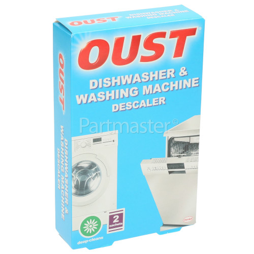 Oust Descaler Dishwasher & Washing Machine (2 X 50ml Sachets) www