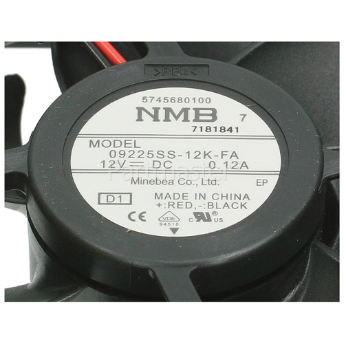 Beko Fan Motor 12V DC ( MODEL 09225SS-12K-FA )