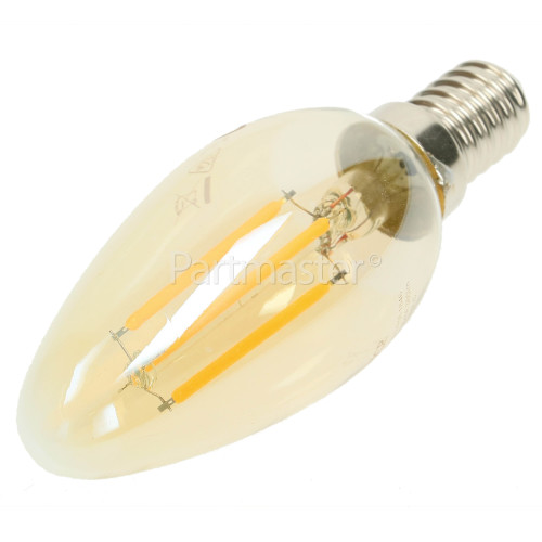 TCP SES/E14 LED 4W Filament Candle Vintage Lamp (Very Warm White)
