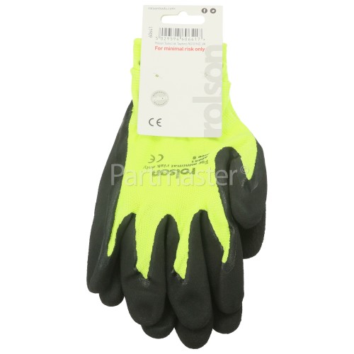 Rolson Foam Latex Coated Gloves (Medium)