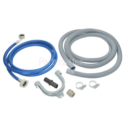 CDA 2.5Mtr. Universal Washing Machine Cold Fill Hose & Drain Outlet Hose Extension 22mm / 29mmKit