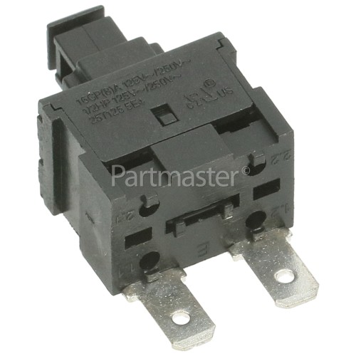 Electrolux Push Button / On/Off Switch : 2Tag (Sq)