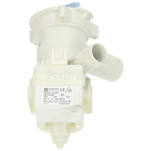 Bosch Drain Pump Assembly : Hanning DPO 20-067 30W