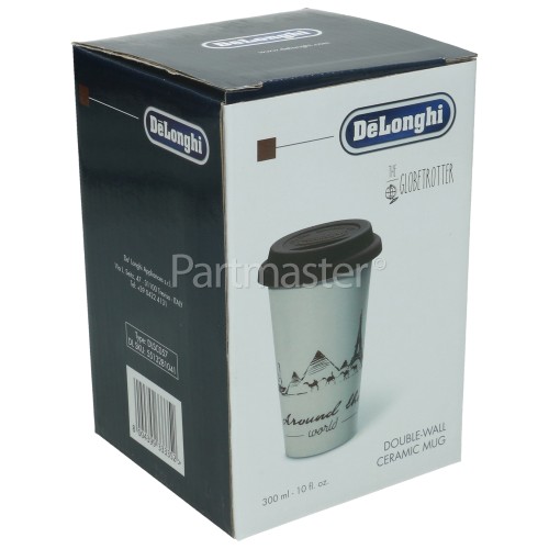 Braun Double Wall Ceramic Mug The Globetrotter Type Dlsc057