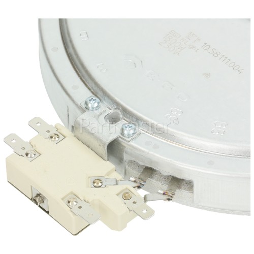 Aspes Medium Ceramic Hob Hotplate Element - 1800W EGO 10.58111.004