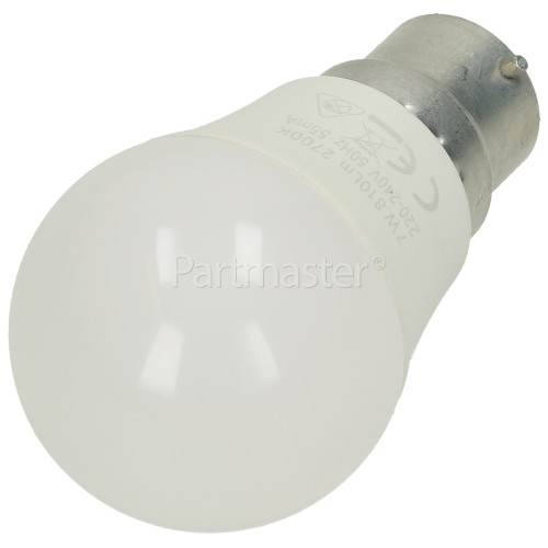 TCP 7W BC/B22 LED Non-Dimmable Mini GlobeLamp (Warm White) 60W Equivalent