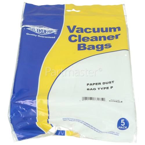 Menalux Paper Dust Bag Type P (Pack Of 5) - BAG9314