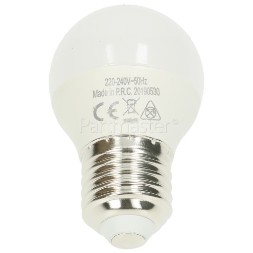 TCP 5.1W ES/E27 LED Non-Dimmable Golfball Lamp (Warm White) 40W Equivalent