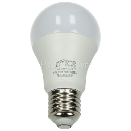 TCP 9.1W ES/E27 LED Non-Dimmable GLS Lamp (Warm White) 60W Equivalent