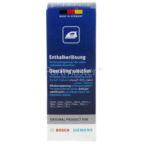 Bosch TDA5072GB/01 Iron & Steam Station Descaling Solution (Pack Of 4)