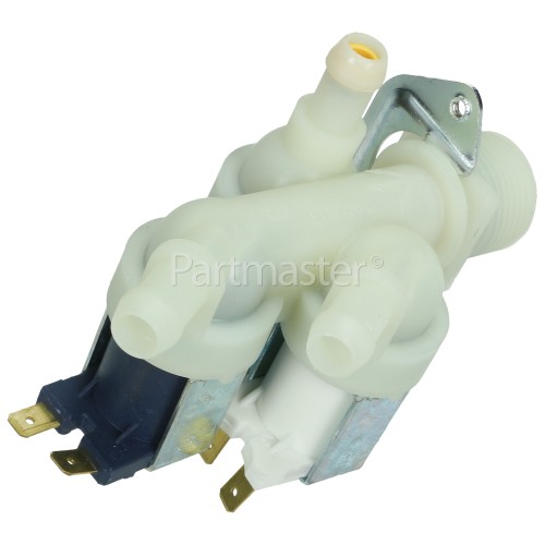 Hoover Cold Water Triple Inlet Solenoid Valve : 2x180Deg. 1x90Deg. & 12 Bore Outlets