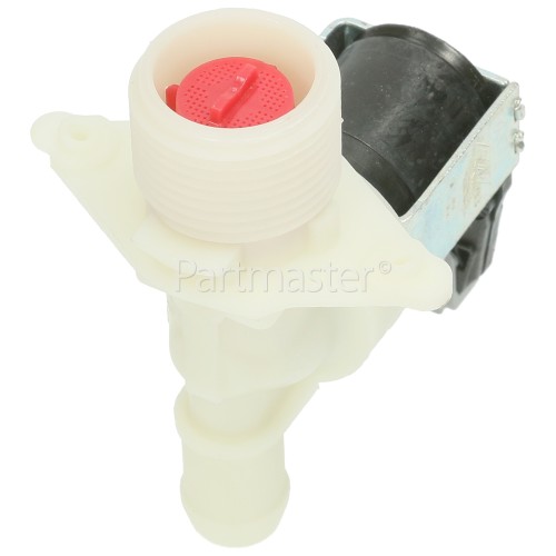 Whirlpool Hot Water Single Inlet Solenoid Valve : 180Deg. With Protected (push) Connector