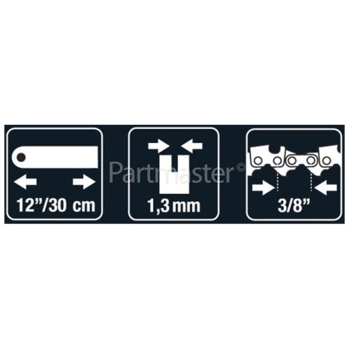 Partner BRO012 30cm (12") 44 Drive Link Chainsaw Bar