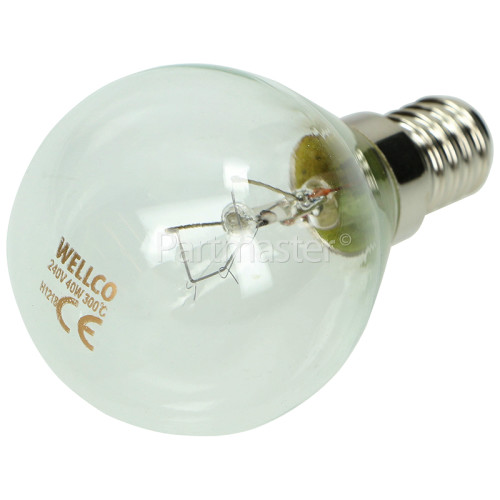 Tecnik 63mm Lamp Cover Glass / Glass Removal Tool / 40W SES E14 Oven Lamp