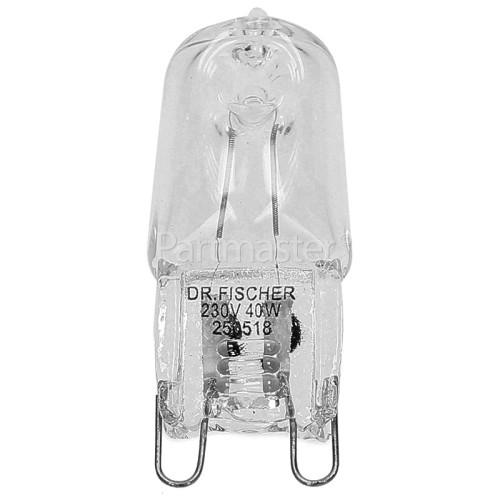 40W G9 Main Oven Halogen Lamp www.partmaster.co.uk