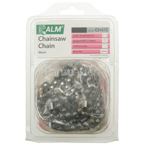 Partner CH472 46cm (18") 72 Drive Link Chainsaw Chain