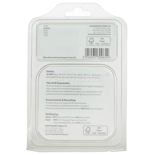 GT096 Plastic Blades (Pack Of 10) | www.partmaster.co.uk