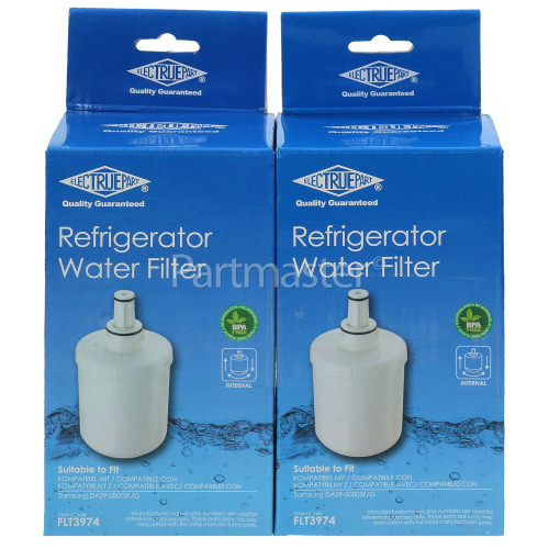 KitchenAid Internal Water Filter Cartridge, Pack Of 2 : Compatible With HAFIN2/EXP, DA29-00003G, DA97-06317A, RS21JLBG, TS48WLUS, WF008K