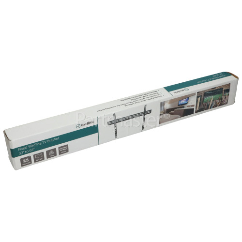 av:link 32" - 65" Slimline Fixed TV Wall Bracket