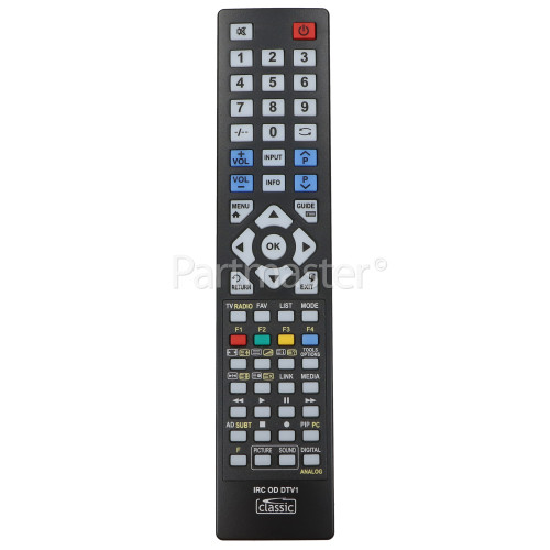 Blaupunkt IRC87402 Remote Control