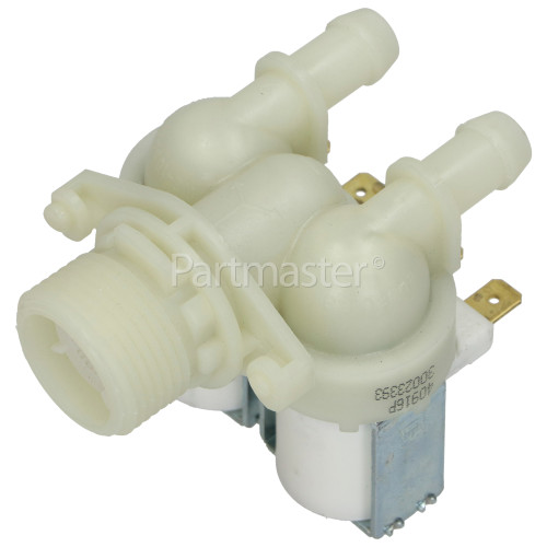 Electroline Cold Water Double Solenoid Inlet Valve : 180Deg. 12 Bore Outlets