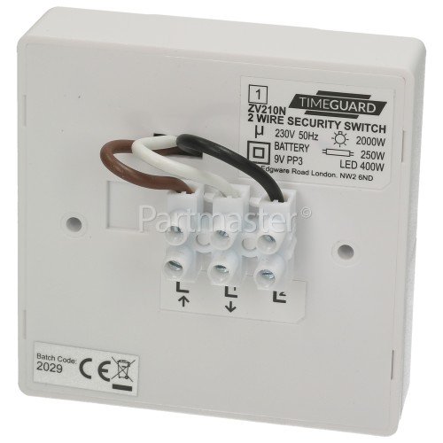 Time Guard Programmable Security Light Switch www.partmaster.co.uk