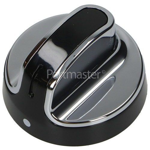 Stoves Hob Control Knob Black / Chrome www.partmaster.co.uk