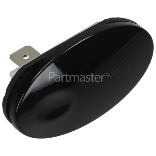 RAM Next Dimension Oval Ignition Switch ( Button ) - Black 2tag