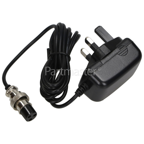 Gtech HT01 Charger HT01 Lead Acid - UK Plug : JOD-S-120045BS Input 100-240V 0.2A Output 12V 450mA