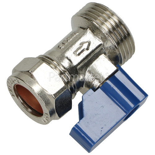 Butler Hose Inline Taps Straight (1 Pair) For Plumbing In Your Washing Machine Or Dishwasher