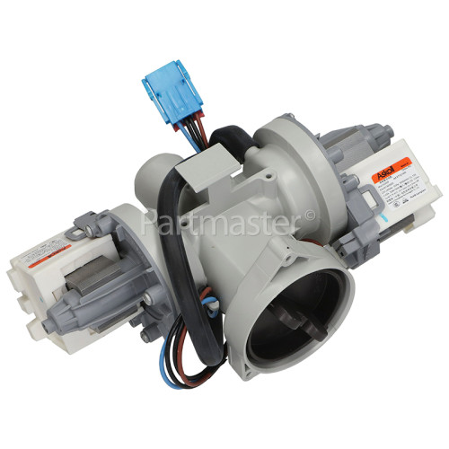 LG Double Drain Pump & Filter Assembly 2 Askoll Mod S3008 Art