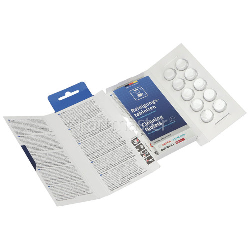 Bosch Fully Automatic Coffee Machines Cleaning Tablets (Pack Of 10