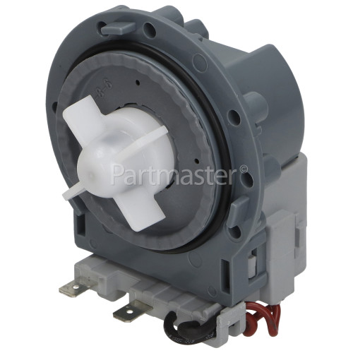 LG Drain Pump (With Round Top Screw On & Front Terminals / Ribbed Impeller Surrond ) : Hanyu B20-6AC