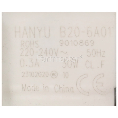 Electrolux Recirculation OR Drain Pump (flat Top Twist On & Screw) : Hanyu B20-6A01 30W Compatible With Askoll M144 COD. RC0399 Or M239