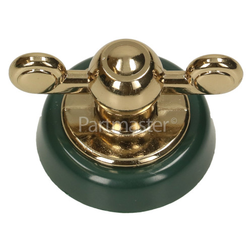 Hotpoint Hob Hotplate Control Knob - Gold / Green