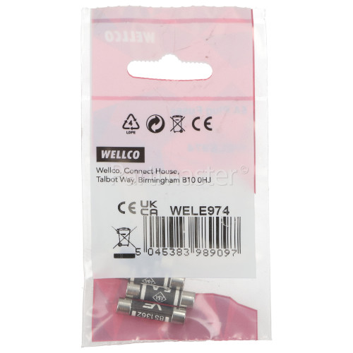 Wellco 5A Plug Top Fuses