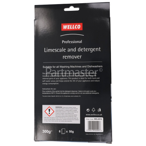 Wellco M6532005174 Washing Machine & Dishwasher Cleaner & Descaler