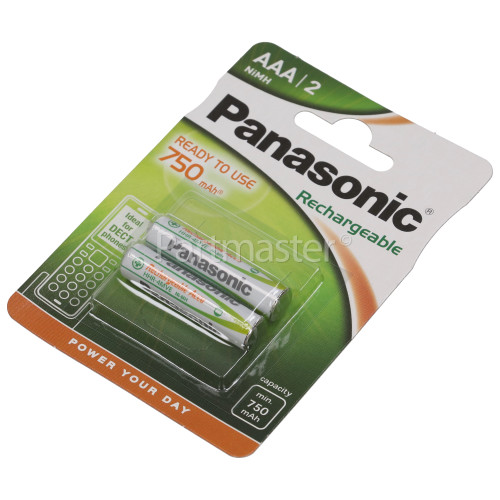 Panasonic AAA Rechargeable Dect Phone Batteries (Pack Of 2)